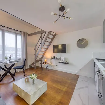 Lägenhet Chaleureux Duplex 30min De Paris *