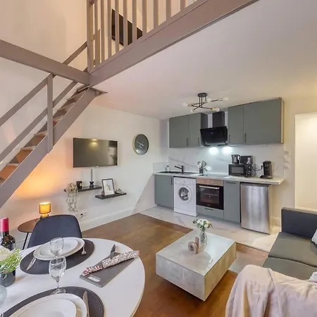 Lägenhet Chaleureux Duplex 30min De Paris *